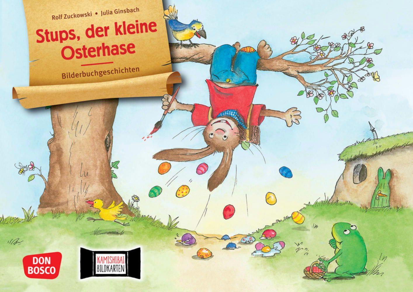 Vorderes Coverbild Stups, der kleine Osterhase. Kamishibai Bildkartenset