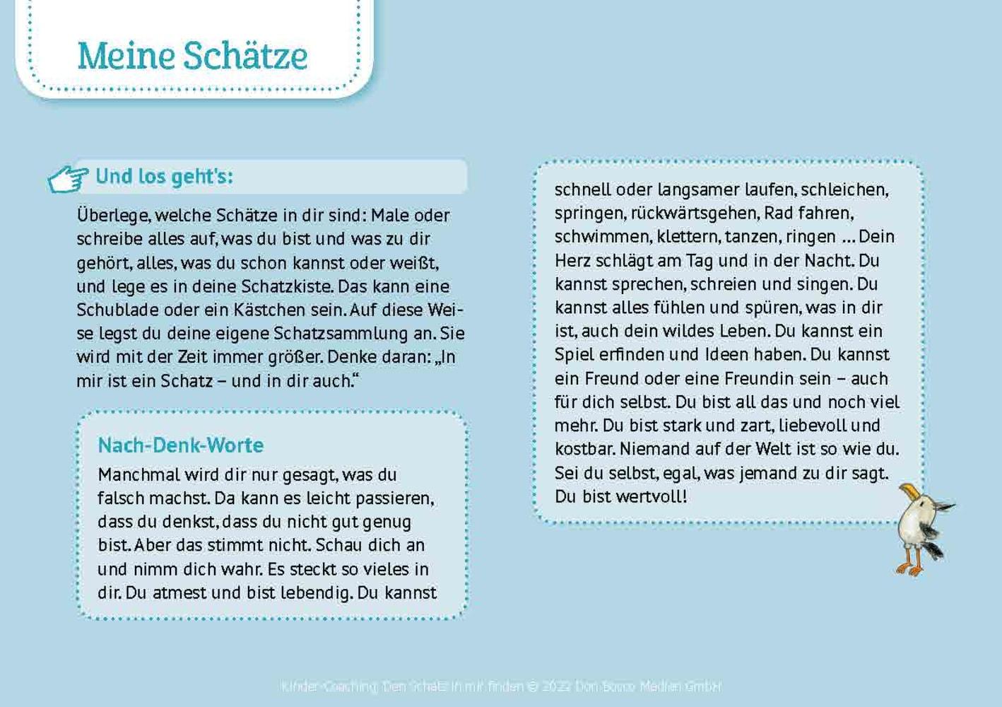 Beispielinhalt (Bild) Kinder-Coaching: Den Schatz in mir finden