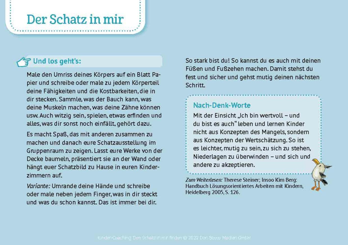Beispielinhalt (Bild) Kinder-Coaching: Den Schatz in mir finden