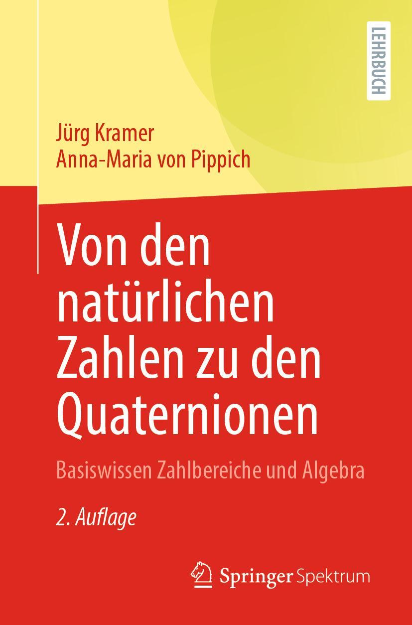 Vorderes Coverbild Von den natürlichen Zahlen zu den Quaternionen