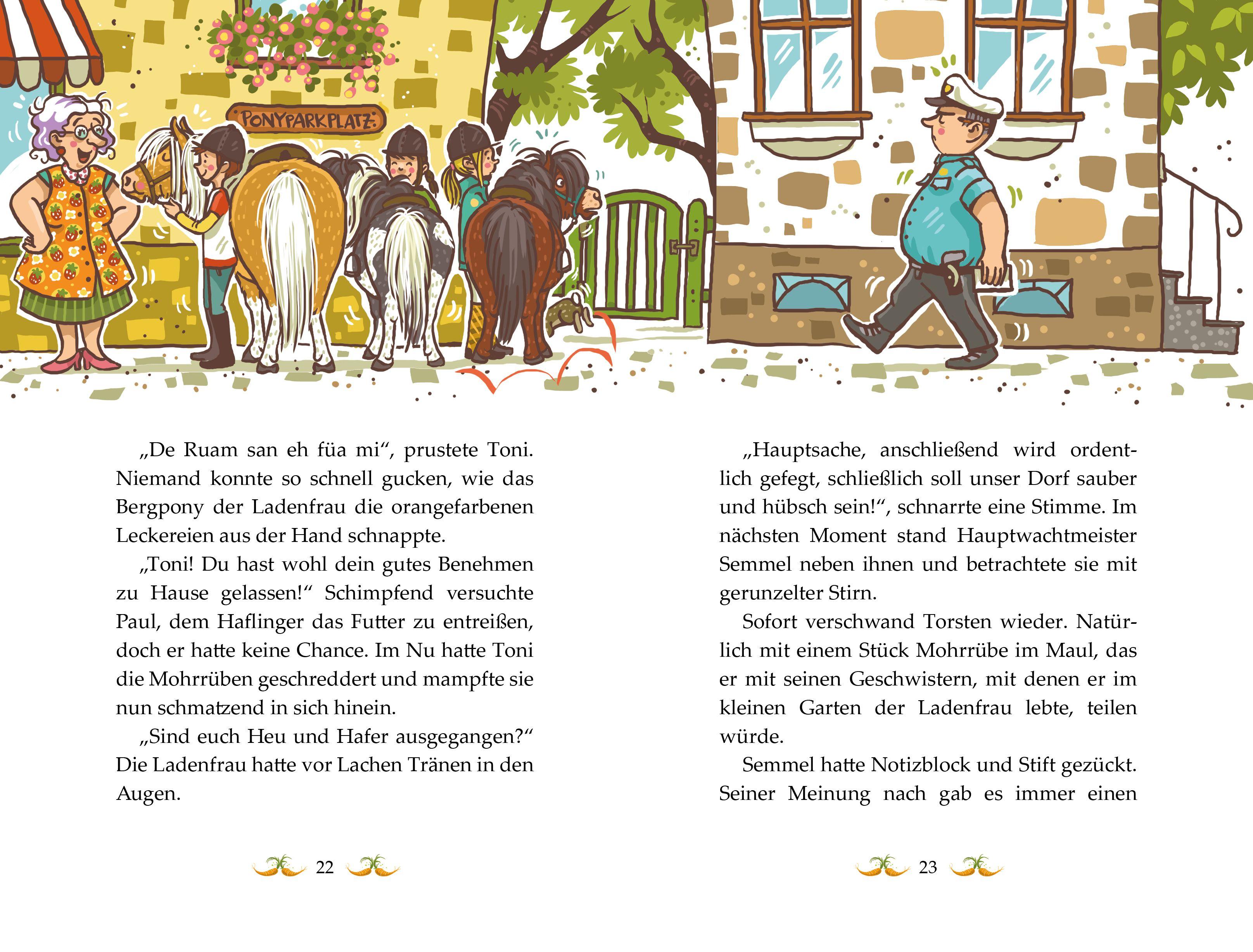 Beispielinhalt (Bild) Die Haferhorde - Gans schön gefährlich! Band 19