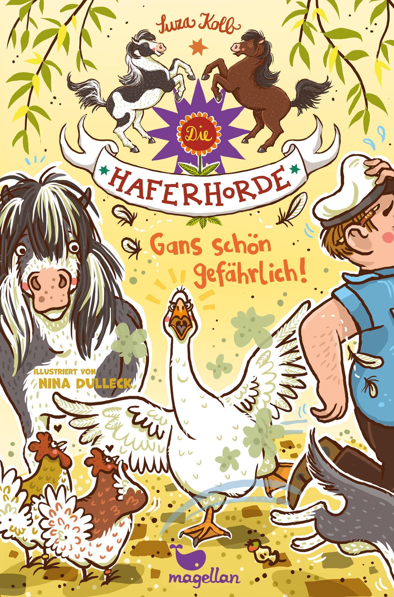 Vorderes Coverbild Die Haferhorde - Gans schön gefährlich! Band 19