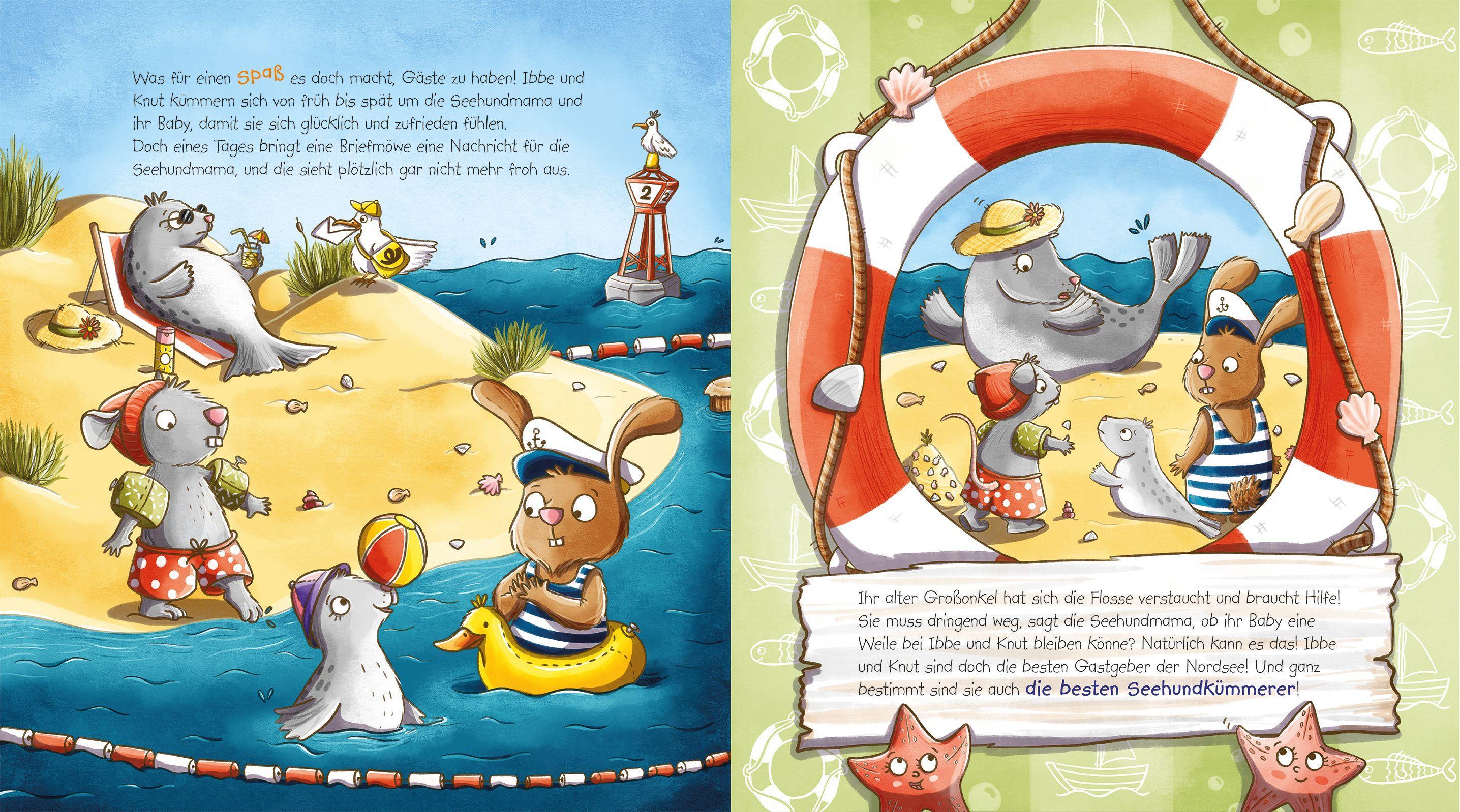 Beispielinhalt (Bild) Ibbe & Knut - Ein Seehund macht Urlaub