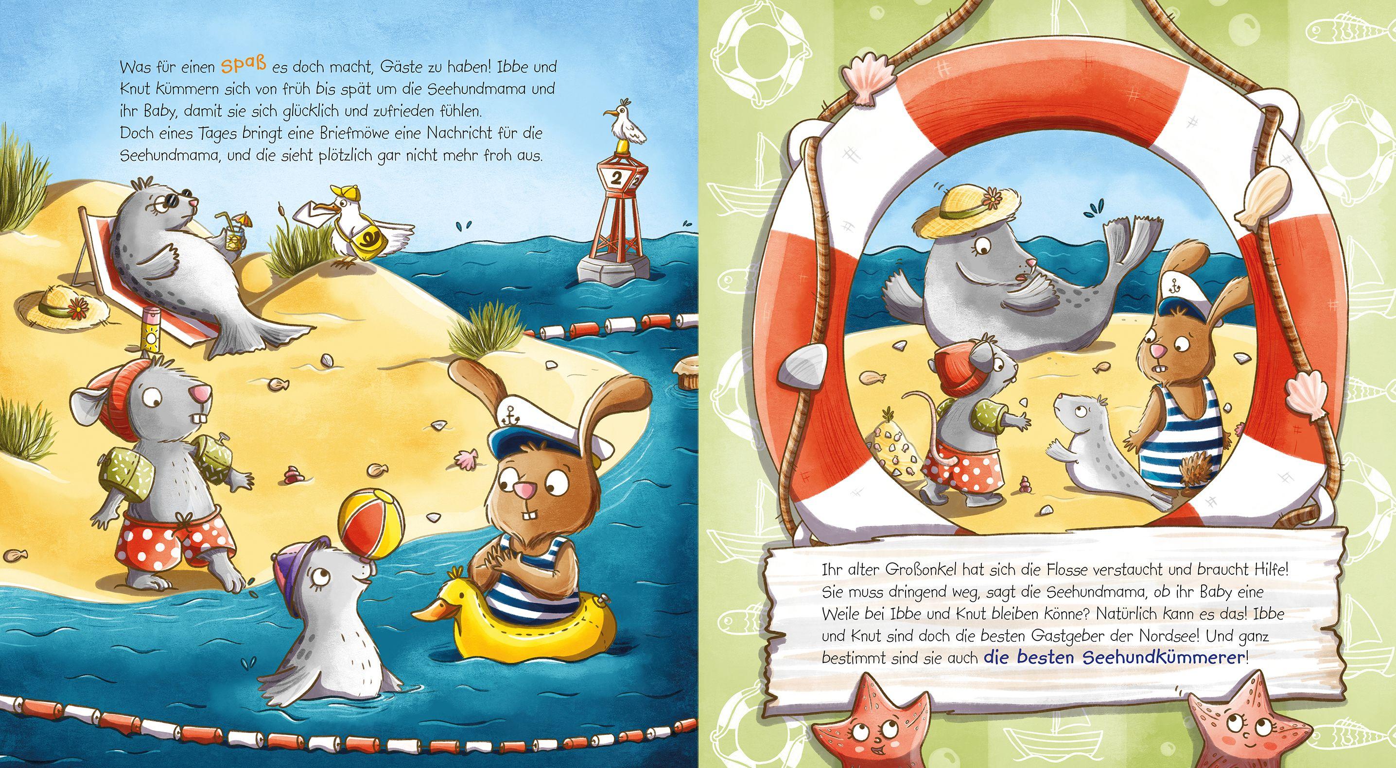 Beispielinhalt (Bild) Ibbe & Knut - Ein Seehund macht Urlaub