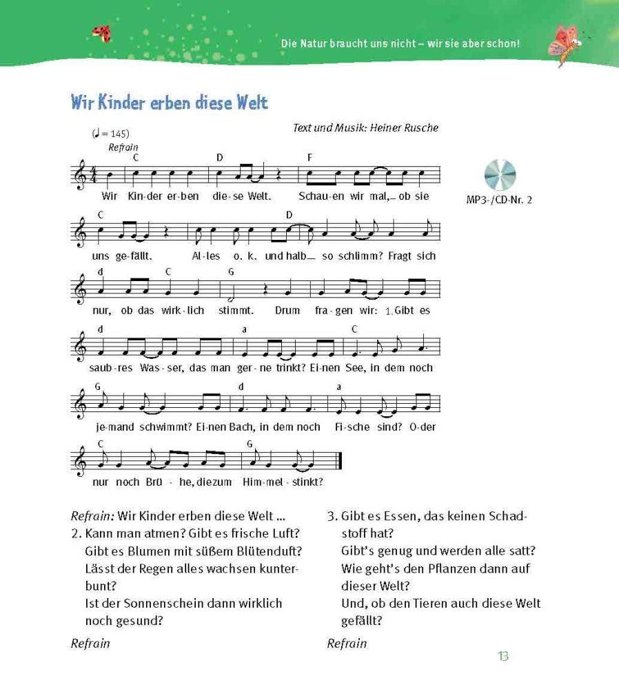 Beispielinhalt (Bild) Kleine Klimaschützer in Aktion