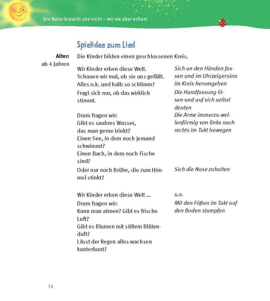 Beispielinhalt (Bild) Kleine Klimaschützer in Aktion