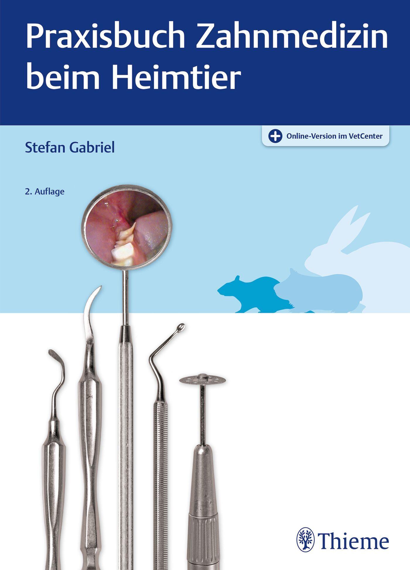 Vorderes Coverbild Praxisbuch Zahnmedizin beim Heimtier