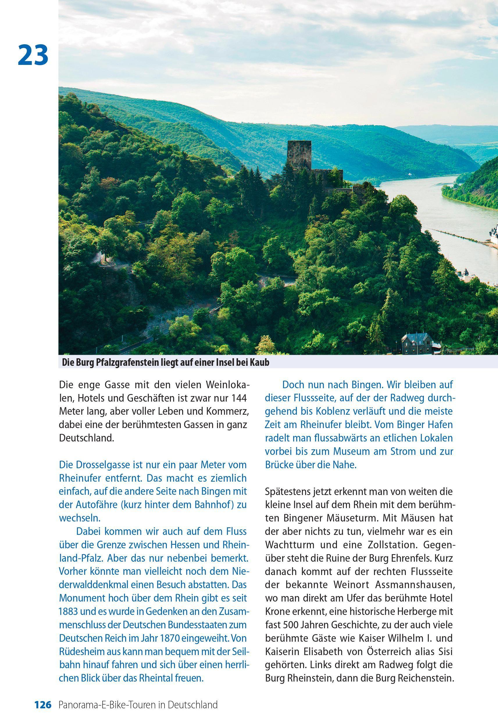 Beispielinhalt (Bild) Die 44 schönsten Panorama-E-Bike-Touren in Deutschland