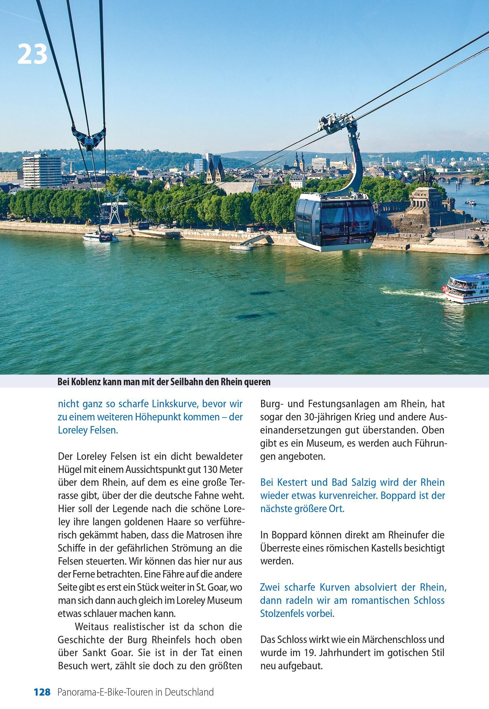 Beispielinhalt (Bild) Die 44 schönsten Panorama-E-Bike-Touren in Deutschland