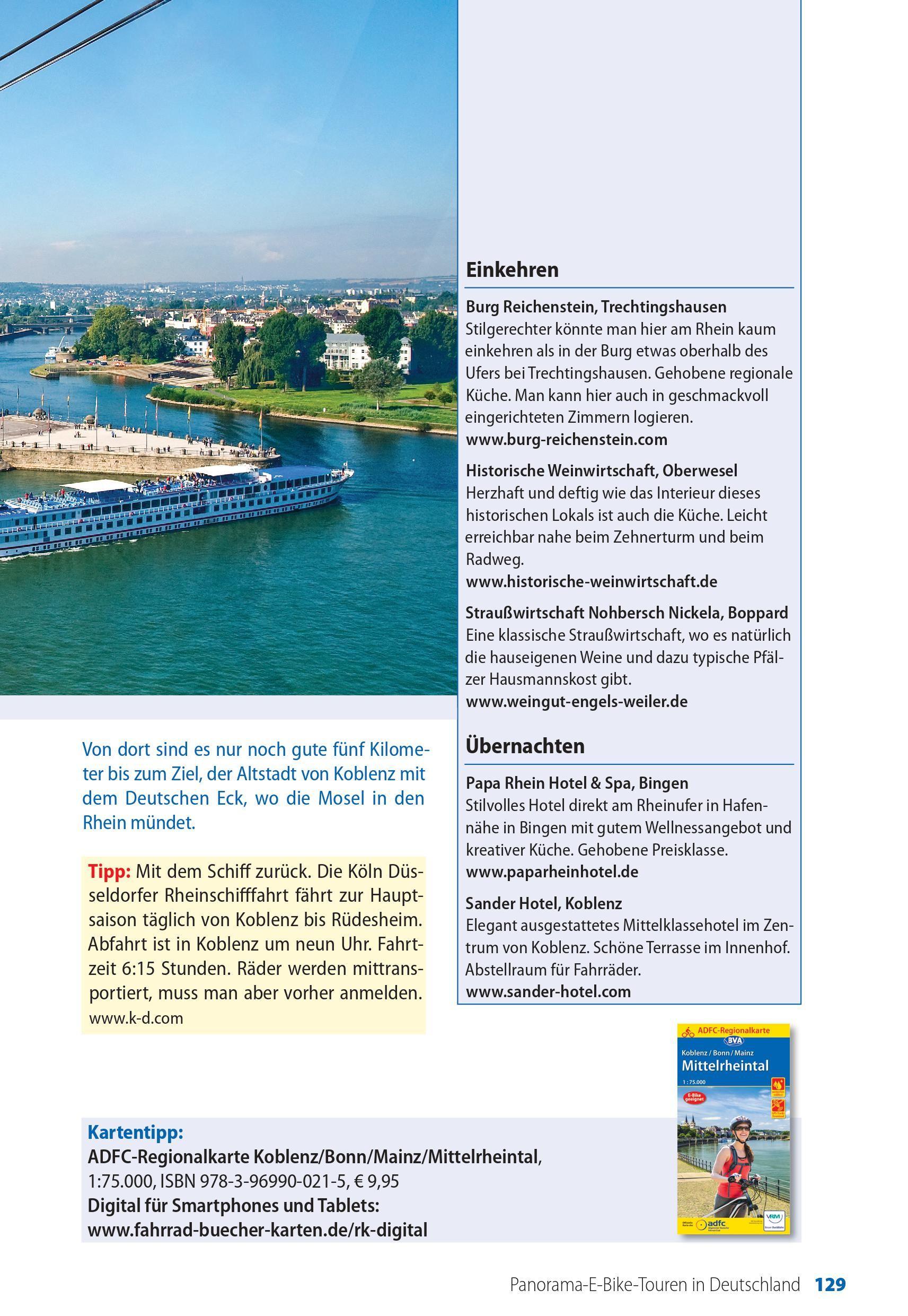 Beispielinhalt (Bild) Die 44 schönsten Panorama-E-Bike-Touren in Deutschland