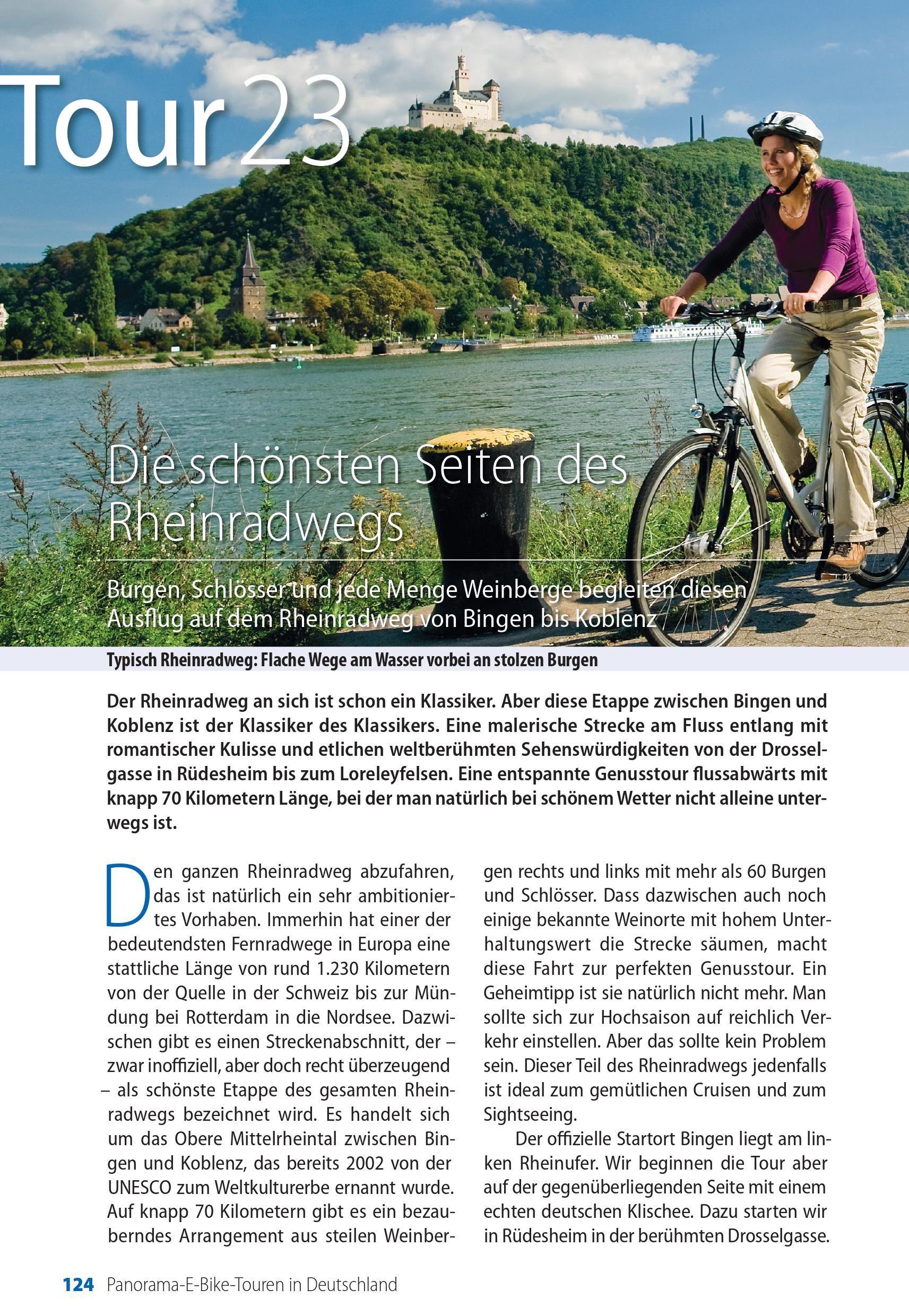 Beispielinhalt (Bild) Die 44 schönsten Panorama-E-Bike-Touren in Deutschland