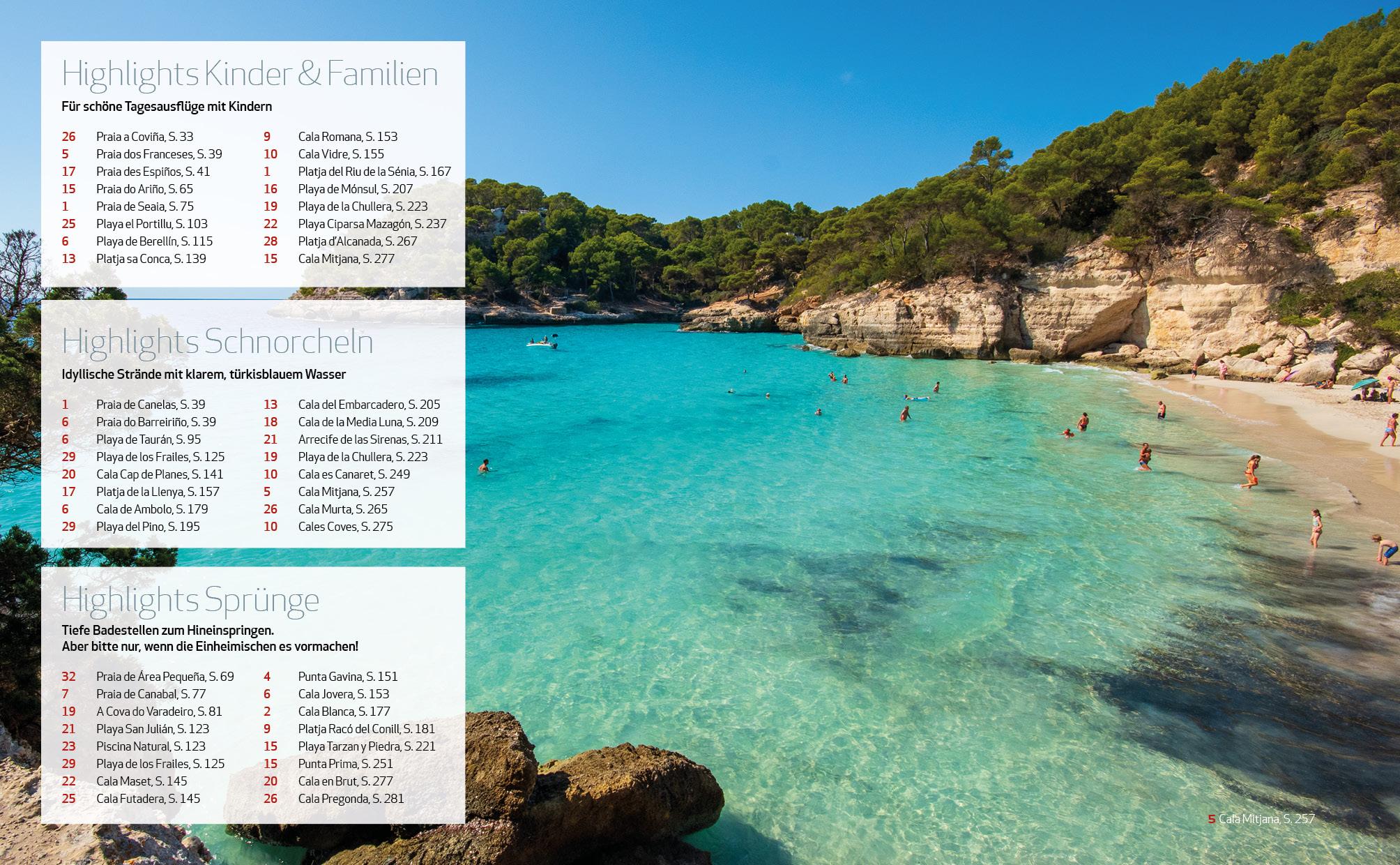 Beispielinhalt (Bild) Hidden Beaches Spanien