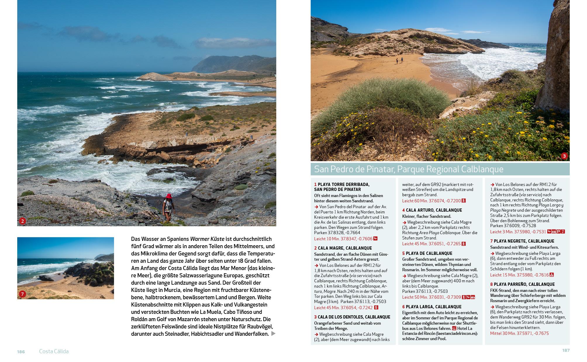 Beispielinhalt (Bild) Hidden Beaches Spanien