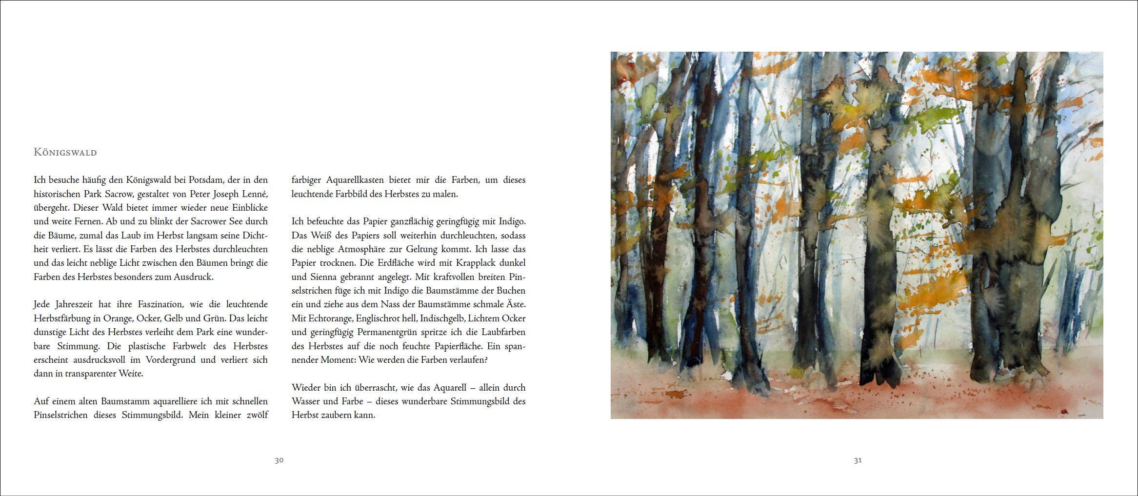 Beispielinhalt (Bild) Reisemomente in Aquarell