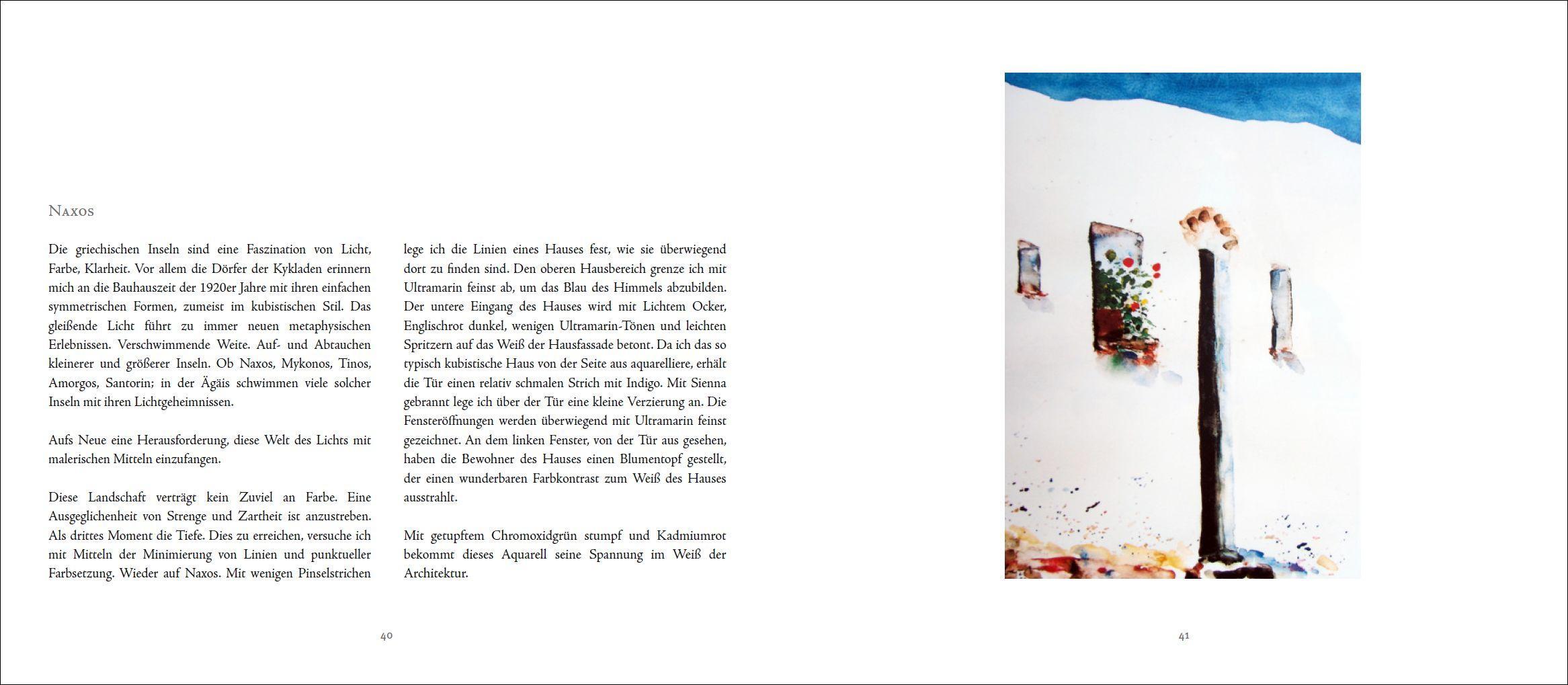 Beispielinhalt (Bild) Reisemomente in Aquarell