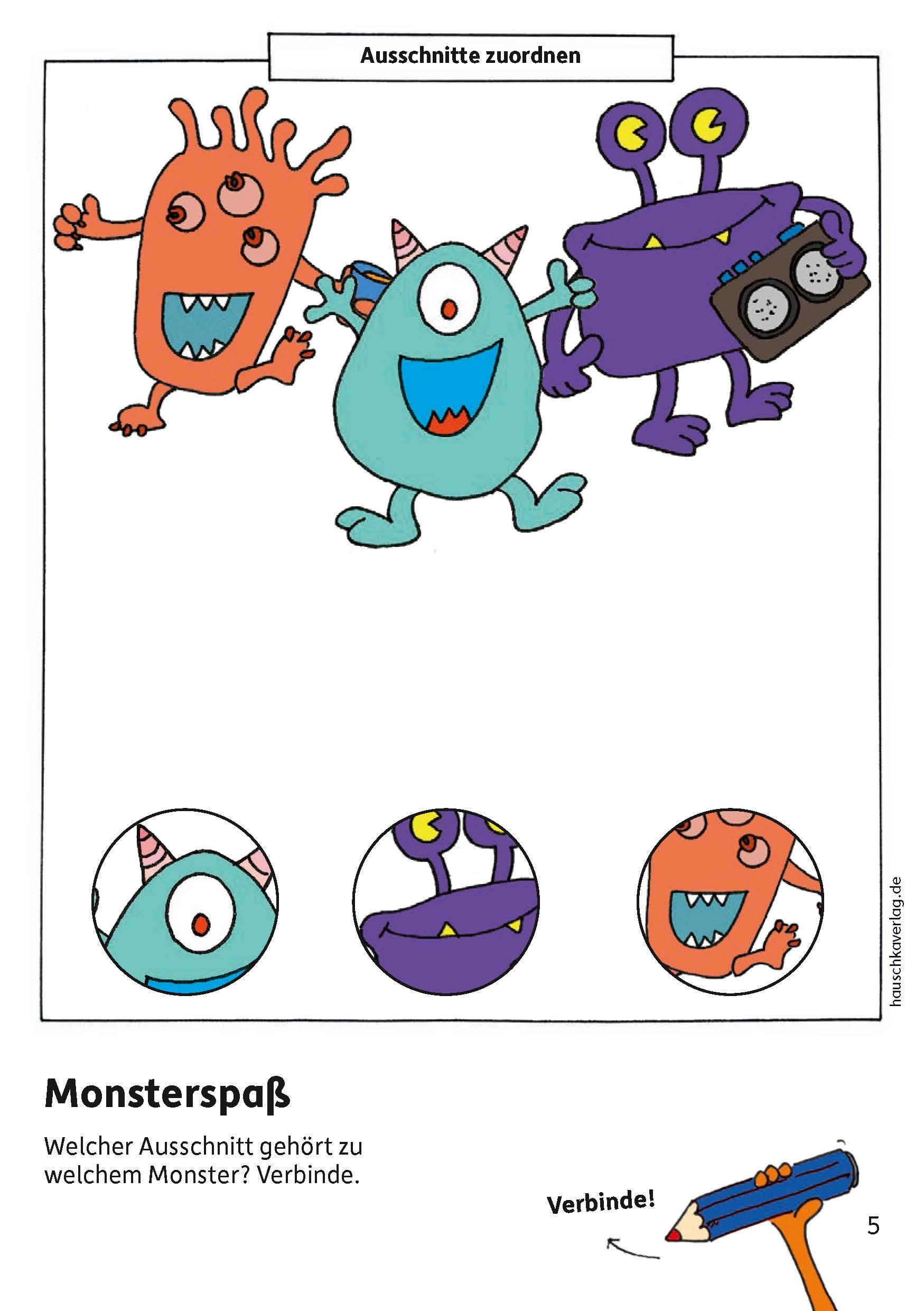 Beispielinhalt (Bild) Kindergartenblock ab 3 Jahre - Meine ersten Rätsel und Denkspiele