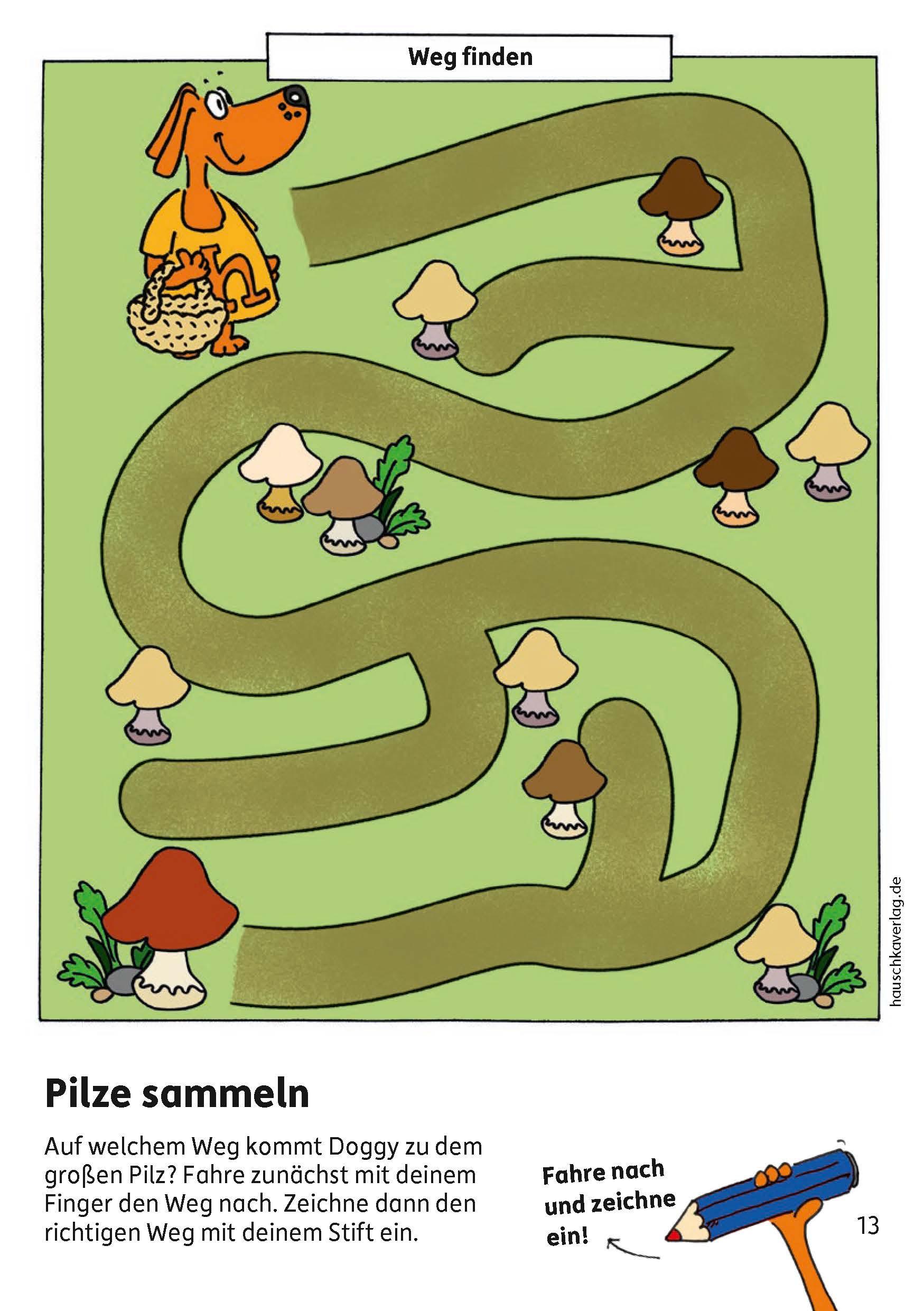 Beispielinhalt (Bild) Kindergartenblock ab 3 Jahre - Meine ersten Rätsel und Denkspiele