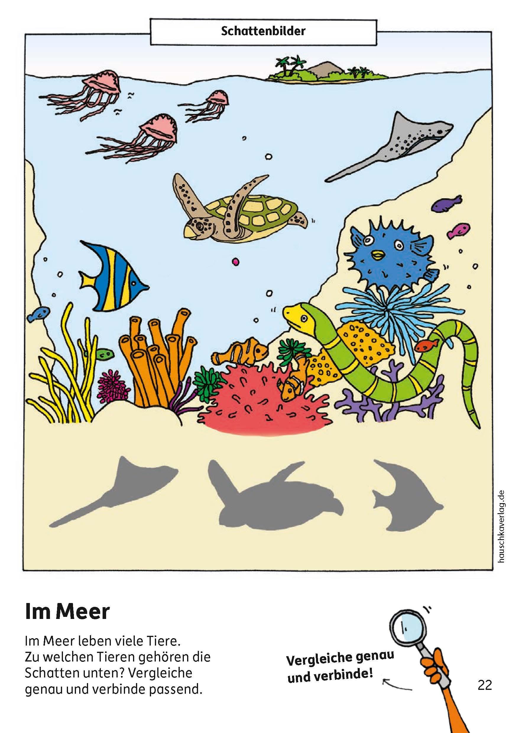 Beispielinhalt (Bild) Kindergartenblock ab 3 Jahre - Meine ersten Rätsel und Denkspiele