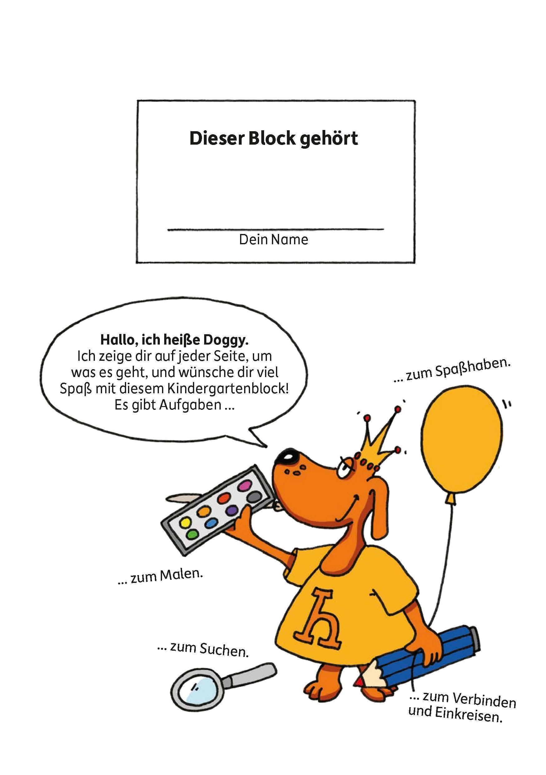 Beispielinhalt (Bild) Kindergartenblock ab 3 Jahre - Meine ersten Rätsel und Denkspiele