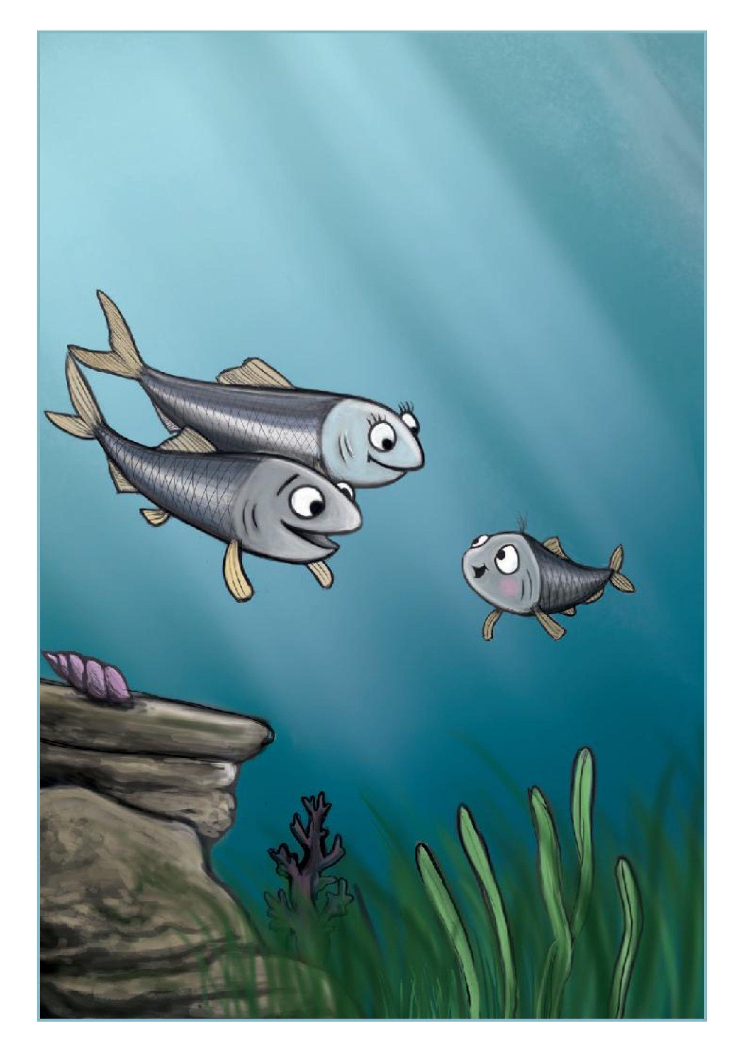 Beispielinhalt (Bild) Fiete Hering - Abenteuer im Müllmeer