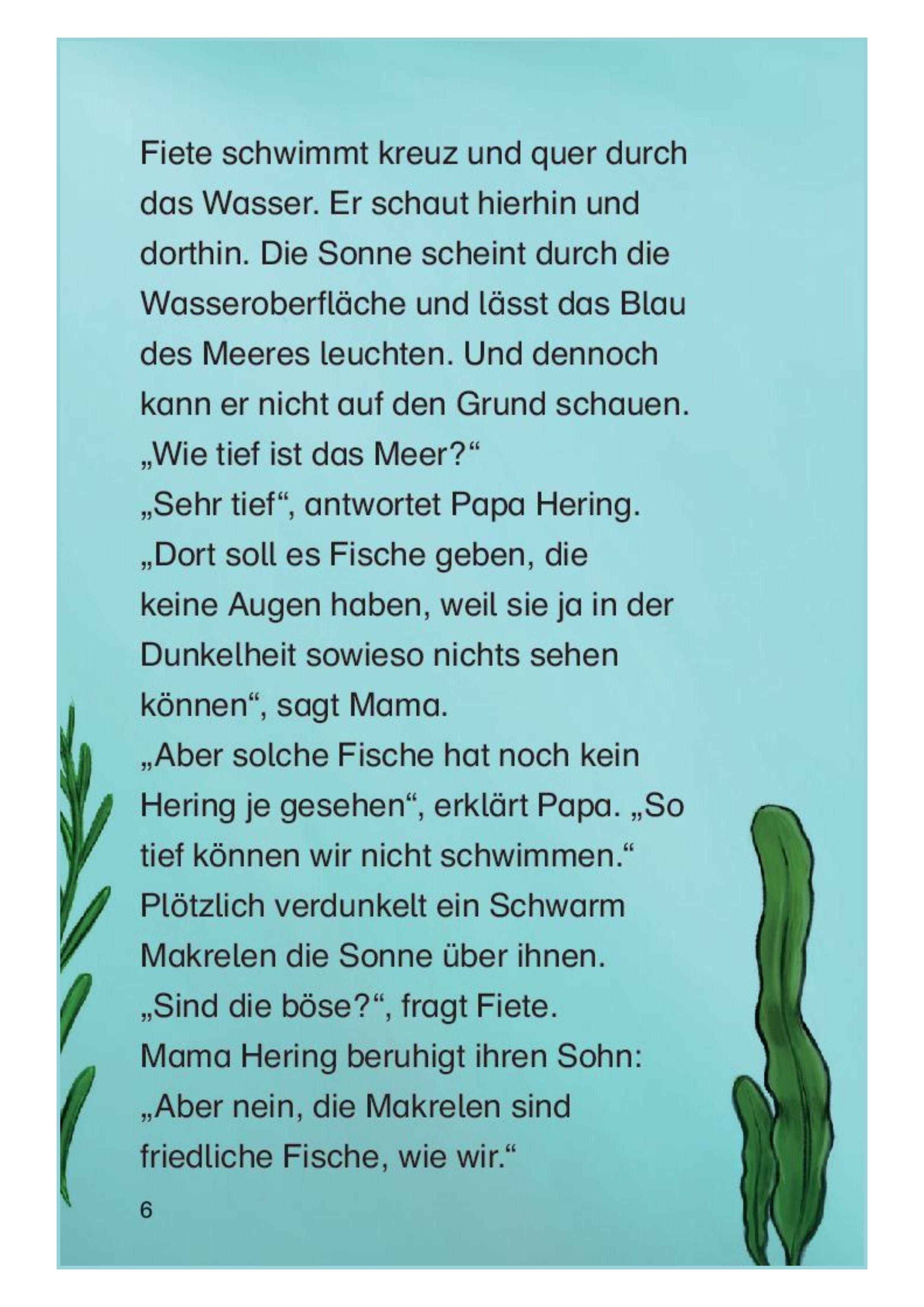 Beispielinhalt (Bild) Fiete Hering - Abenteuer im Müllmeer