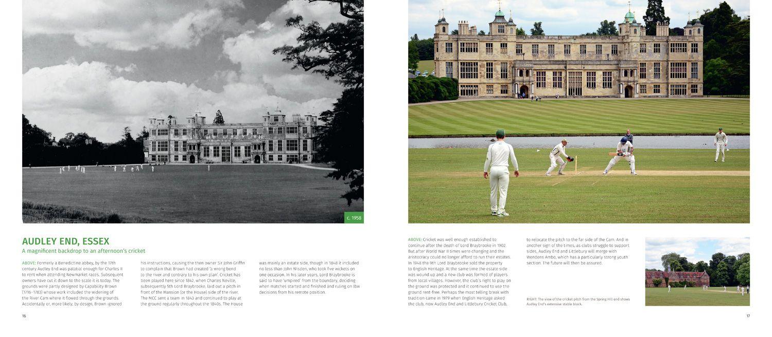 Beispielinhalt (Bild) Cricket Grounds Then and Now