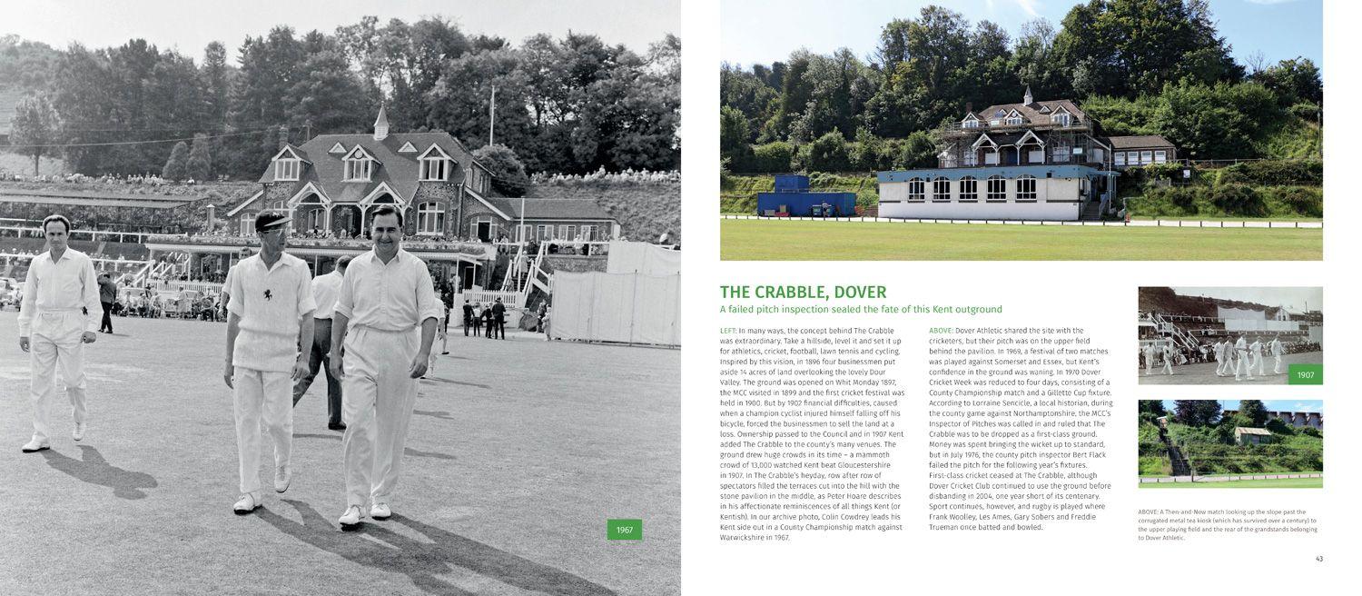 Beispielinhalt (Bild) Cricket Grounds Then and Now
