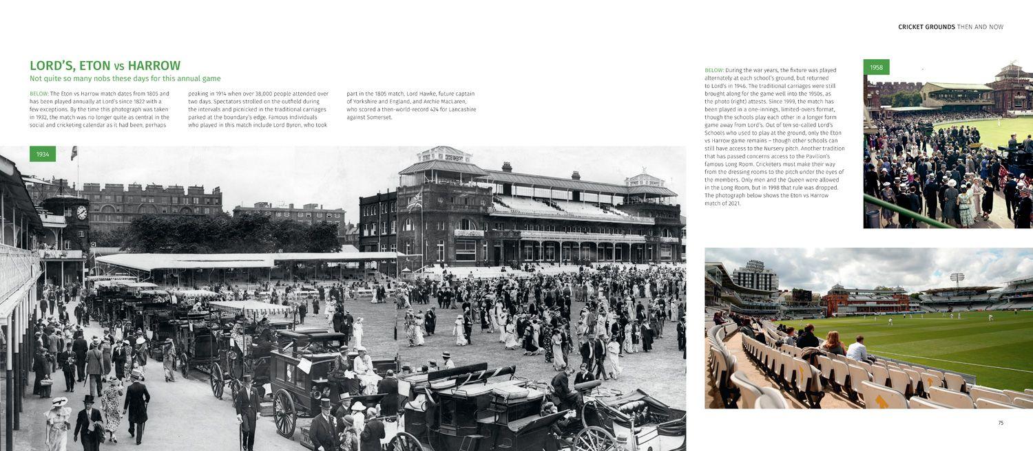 Beispielinhalt (Bild) Cricket Grounds Then and Now