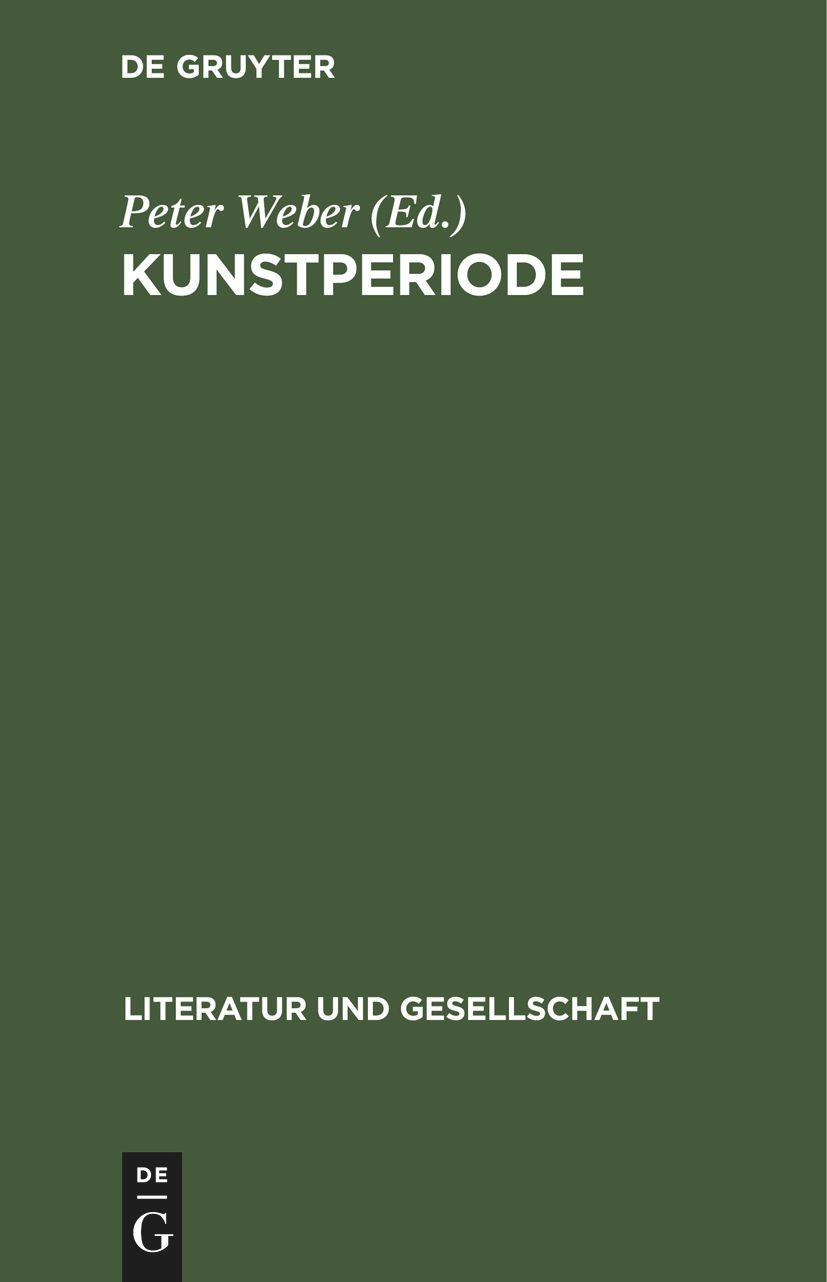 Vorderes Coverbild Kunstperiode