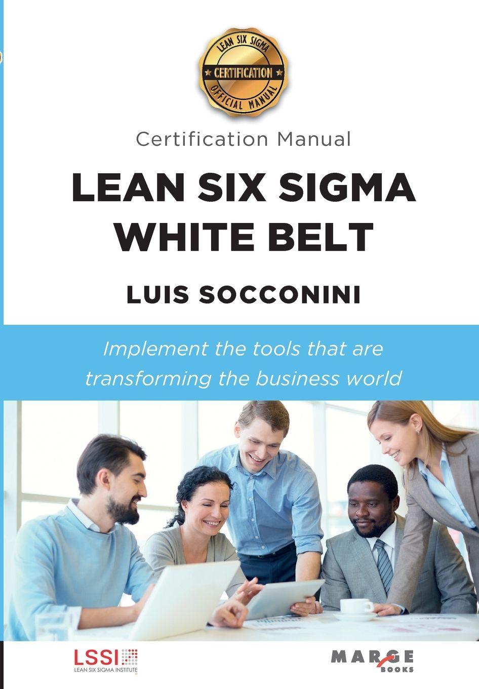 Vorderes Coverbild Lean Six Sigma White Belt. Certification Manual