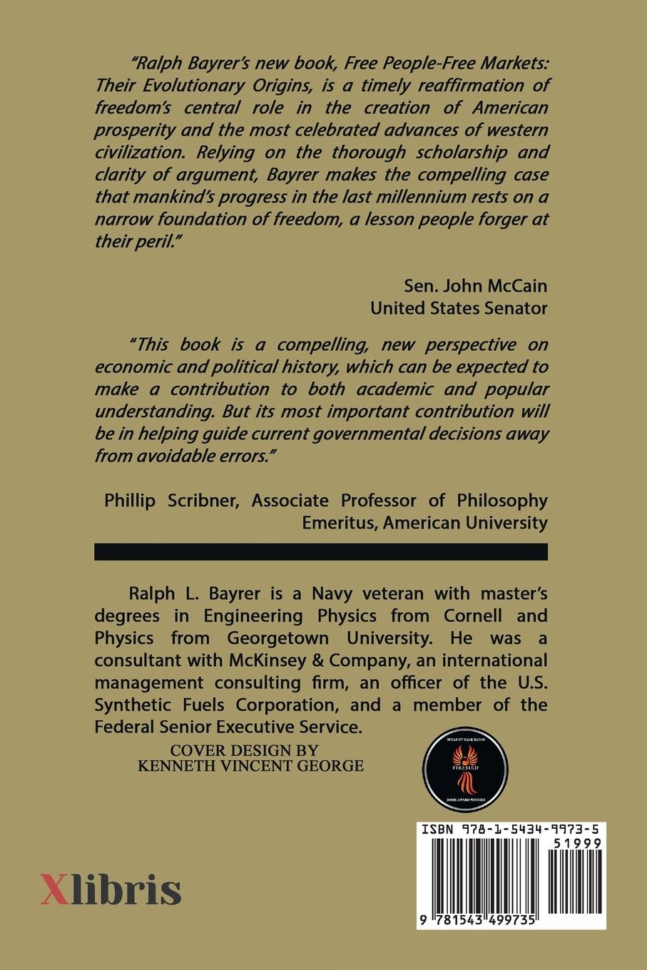 Rückseitencover Liberty, Science and Wealth