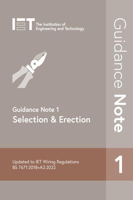 Vorderes Coverbild Guidance Note 1: Selection & Erection