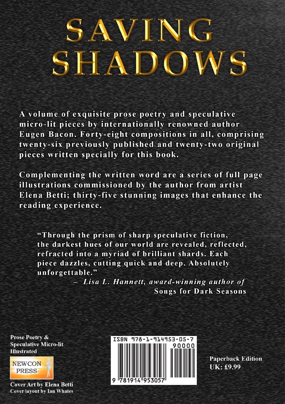 Rückseitencover Saving Shadows