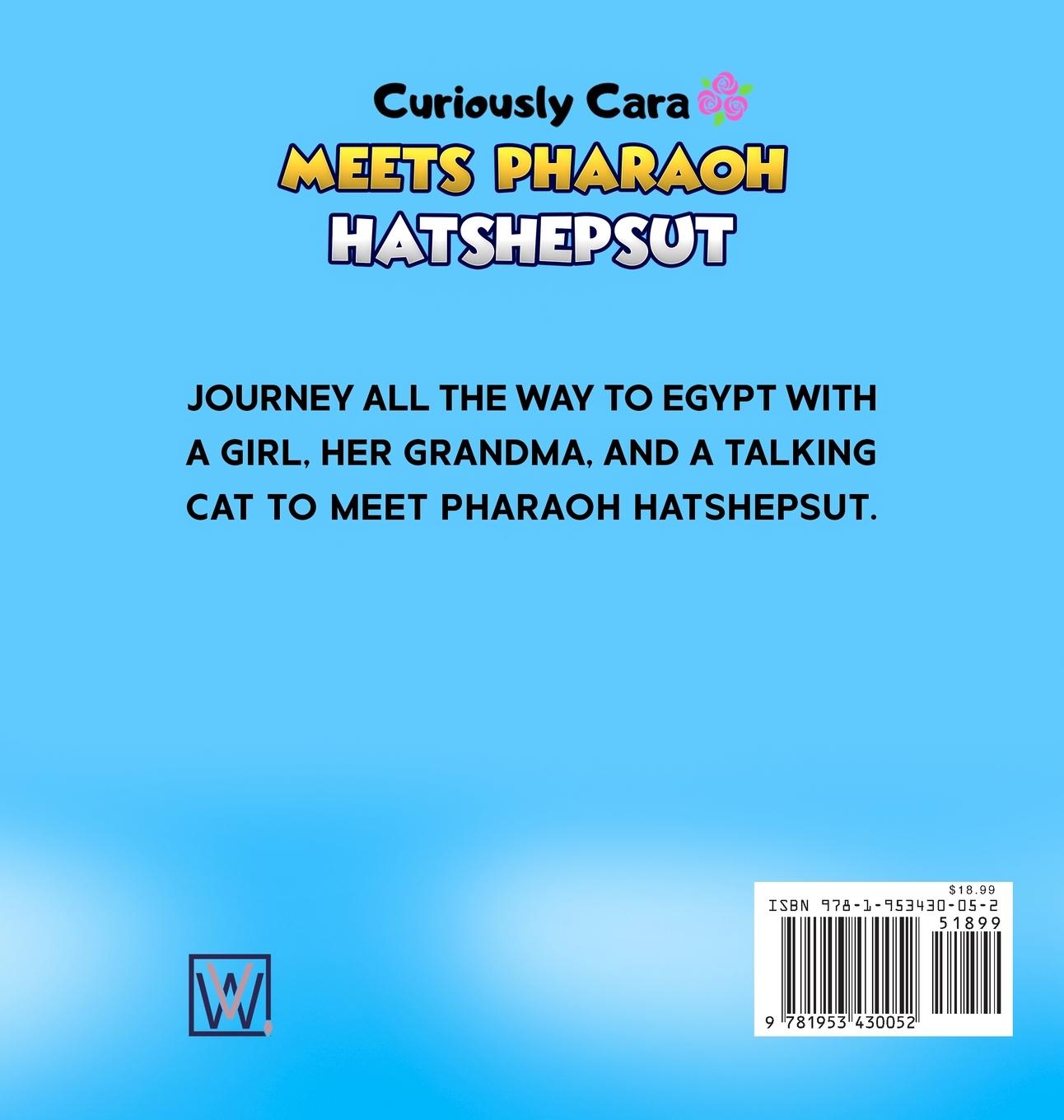 Rückseitencover Curiously Cara Meets Pharaoh Hatshepsut