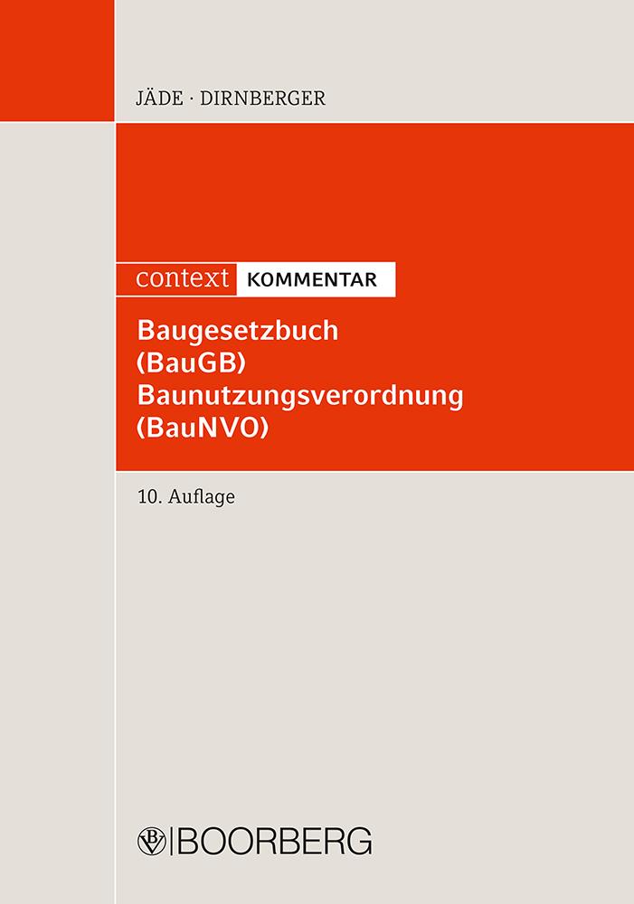 Vorderes Coverbild Baugesetzbuch, Baunutzungsverordnung