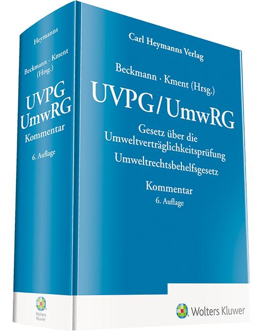 Vorderes Coverbild UVPG / UmwRG - Kommentar