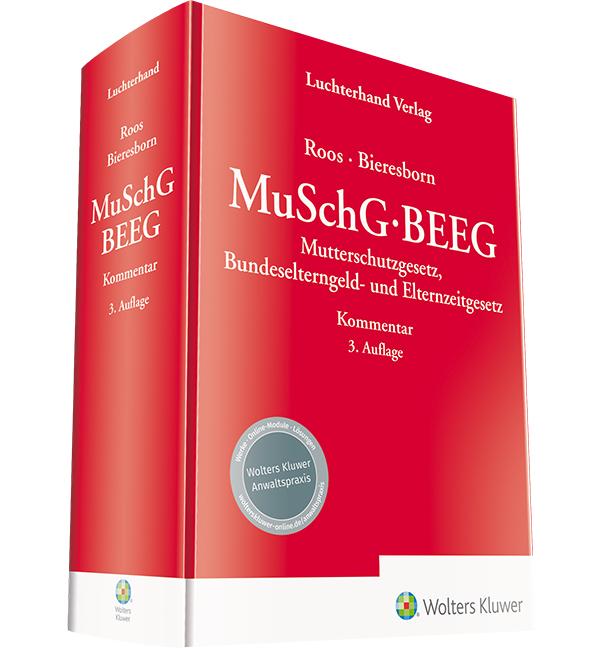 Vorderes Coverbild MuSchG / BEEG - Kommentar