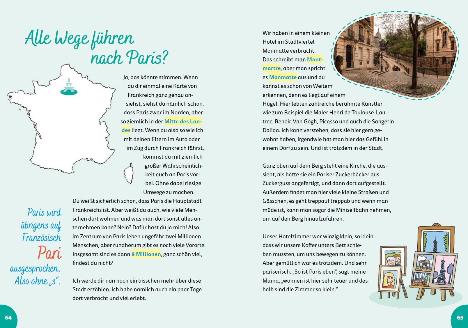 Beispielinhalt (Bild) Frankreich for kids