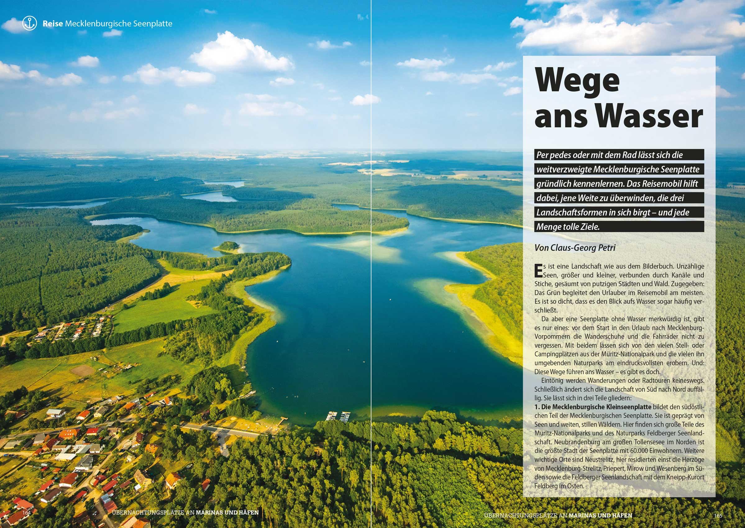 Beispielinhalt (Bild) Stellplatzführer Marinas & Häfen