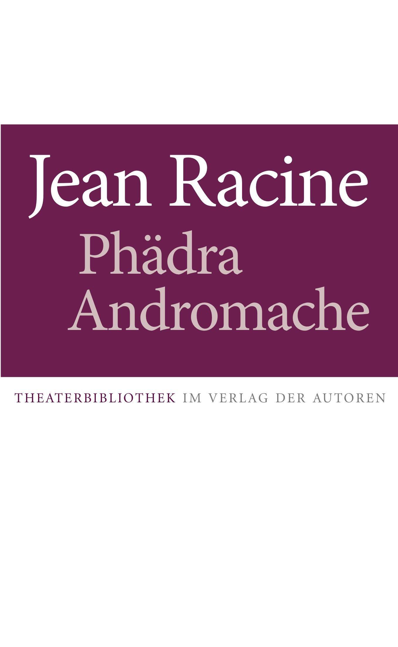 Vorderes Coverbild Phädra / Andromache