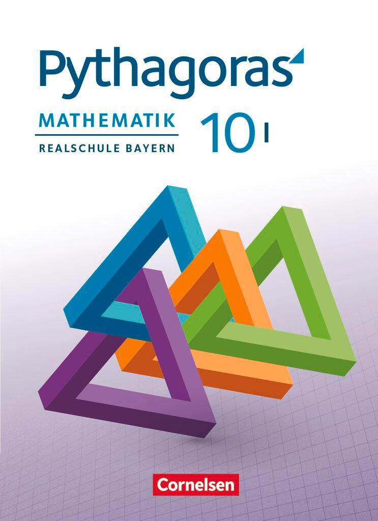 Vorderes Coverbild Pythagoras 10. Jahrgangsstufe (WPF I). Realschule Bayern - Schülerbuch