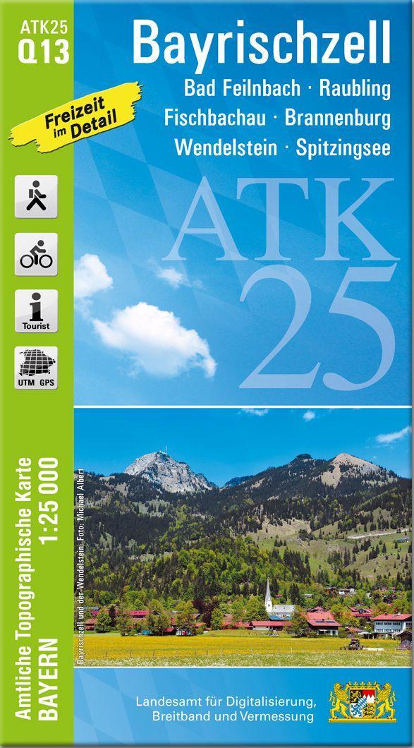 Vorderes Coverbild Bayrischzell 1:25 000