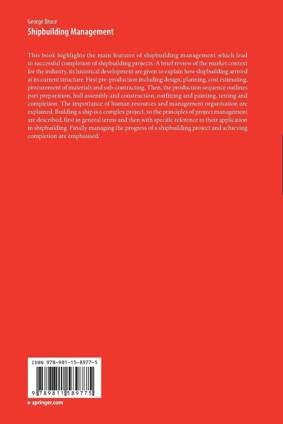 Rückseitencover Shipbuilding Management