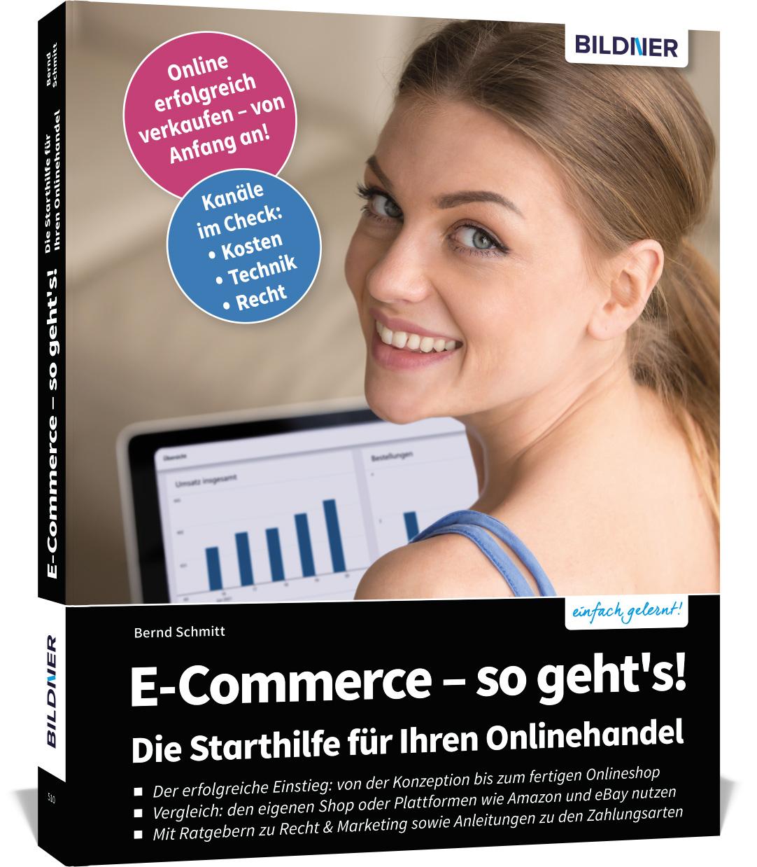 Vorderes Coverbild E-Commerce - so geht's! Die Starthilfe für Ihren Onlinehandel