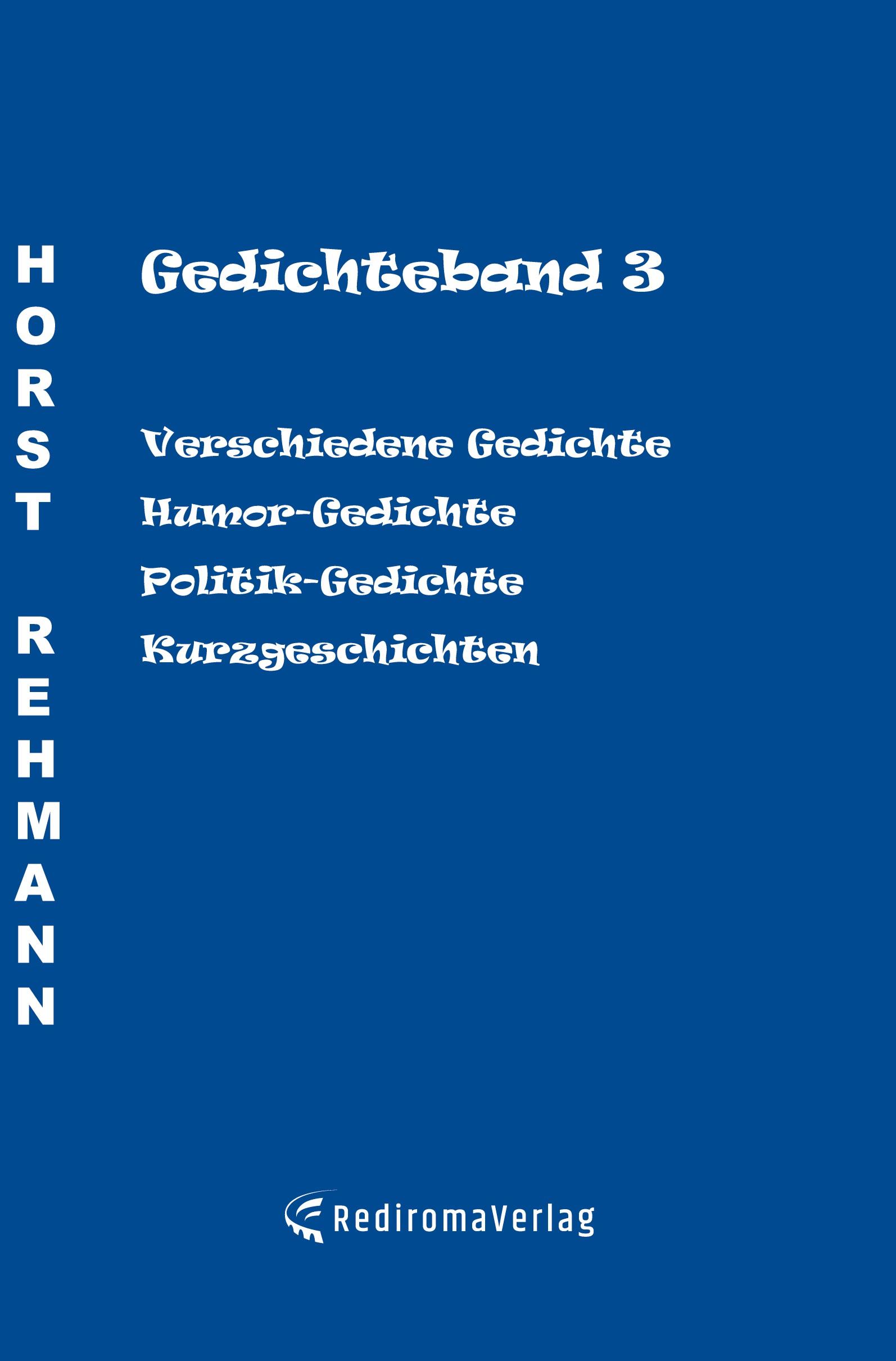 Vorderes Coverbild Gedichteband 3