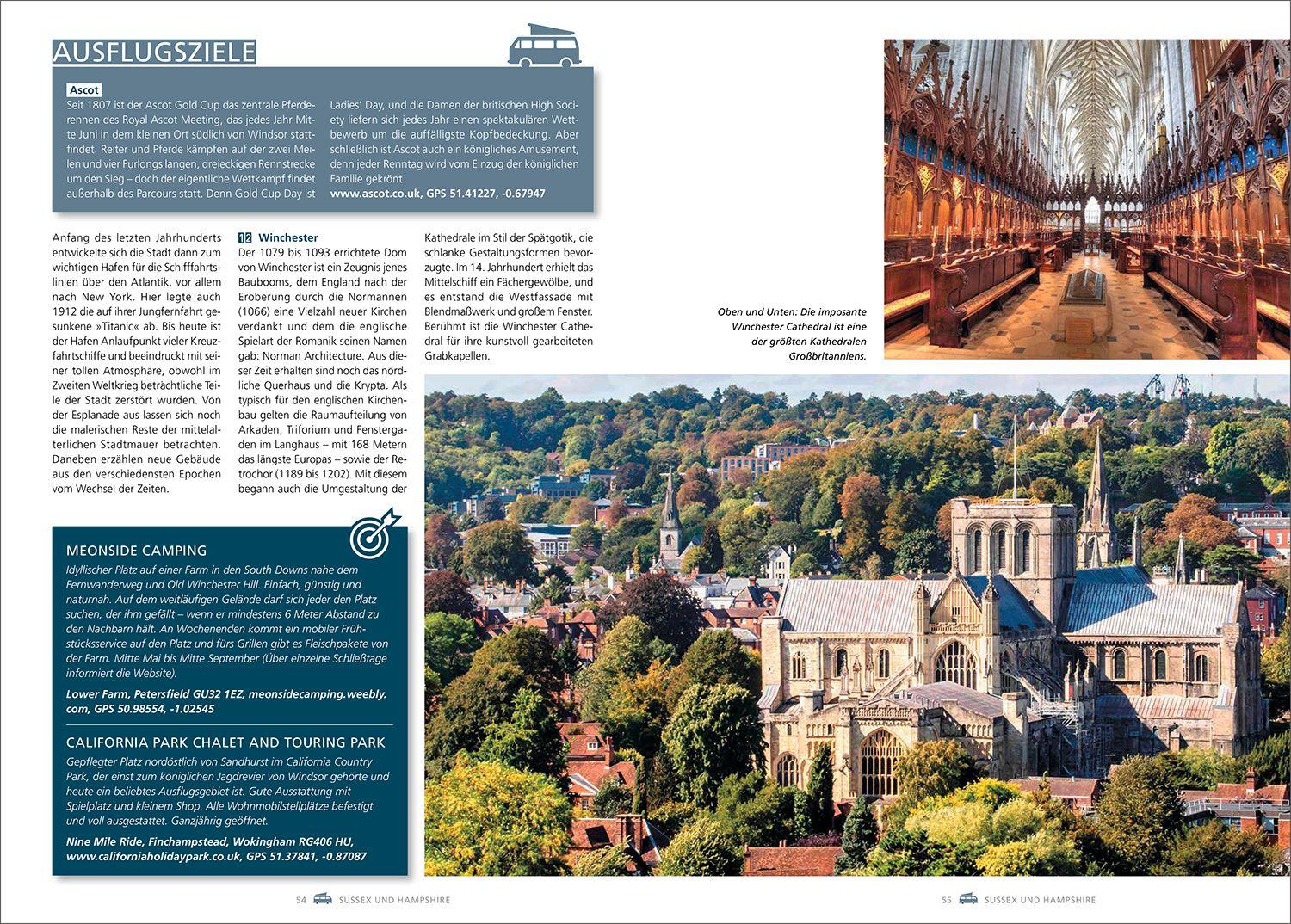 Beispielinhalt (Bild) KUNTH Mit dem Wohnmobil durch England & Wales