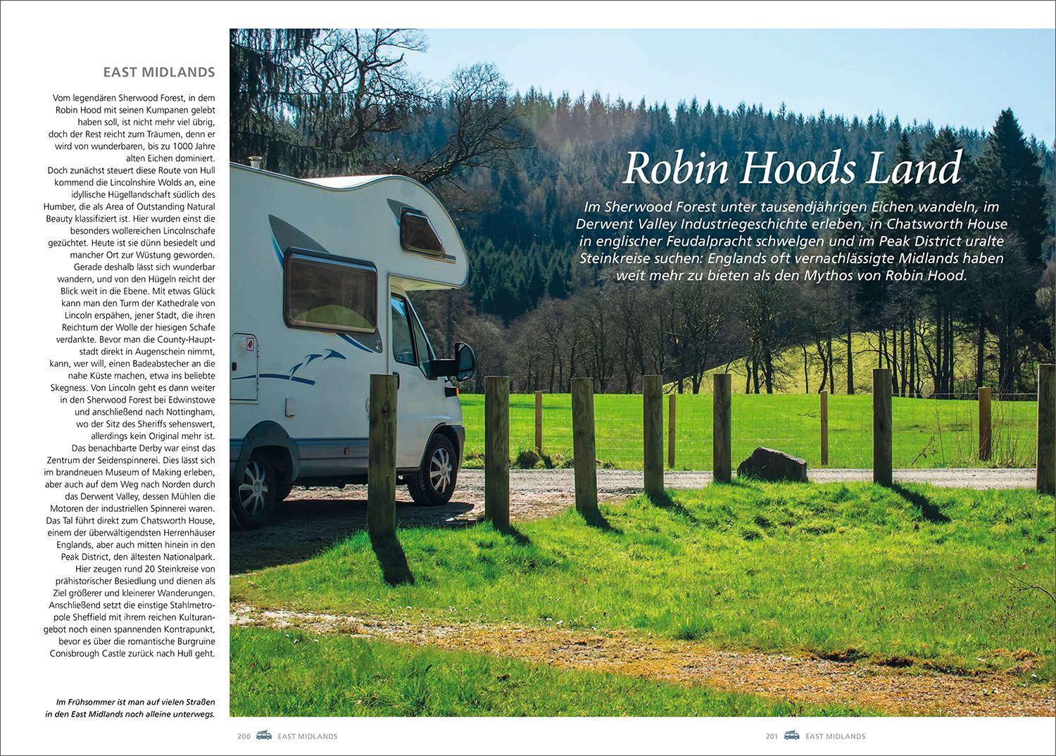 Beispielinhalt (Bild) KUNTH Mit dem Wohnmobil durch England & Wales