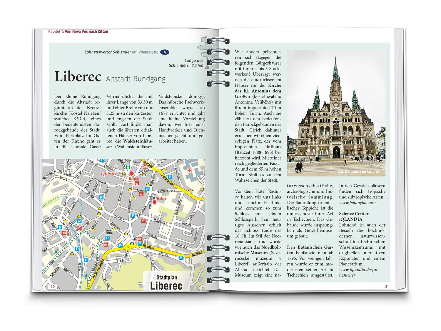 Beispielinhalt (Bild) KOMPASS Radreiseführer Oder-Neiße Radweg