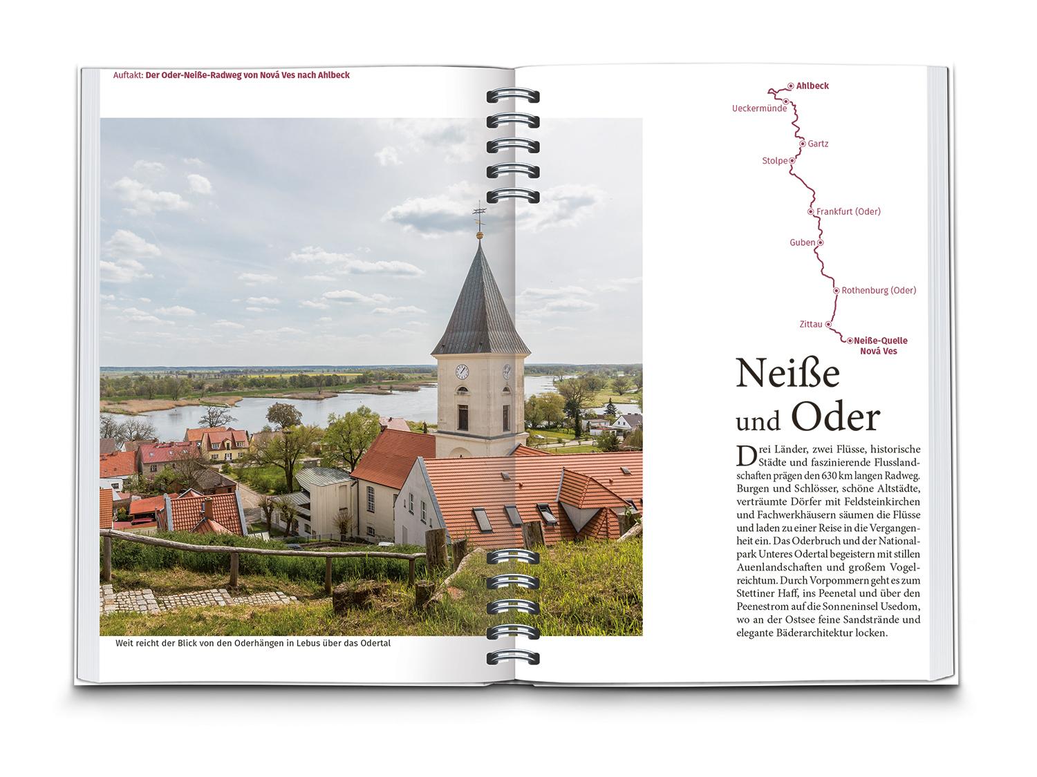 Beispielinhalt (Bild) KOMPASS Radreiseführer Oder-Neiße Radweg