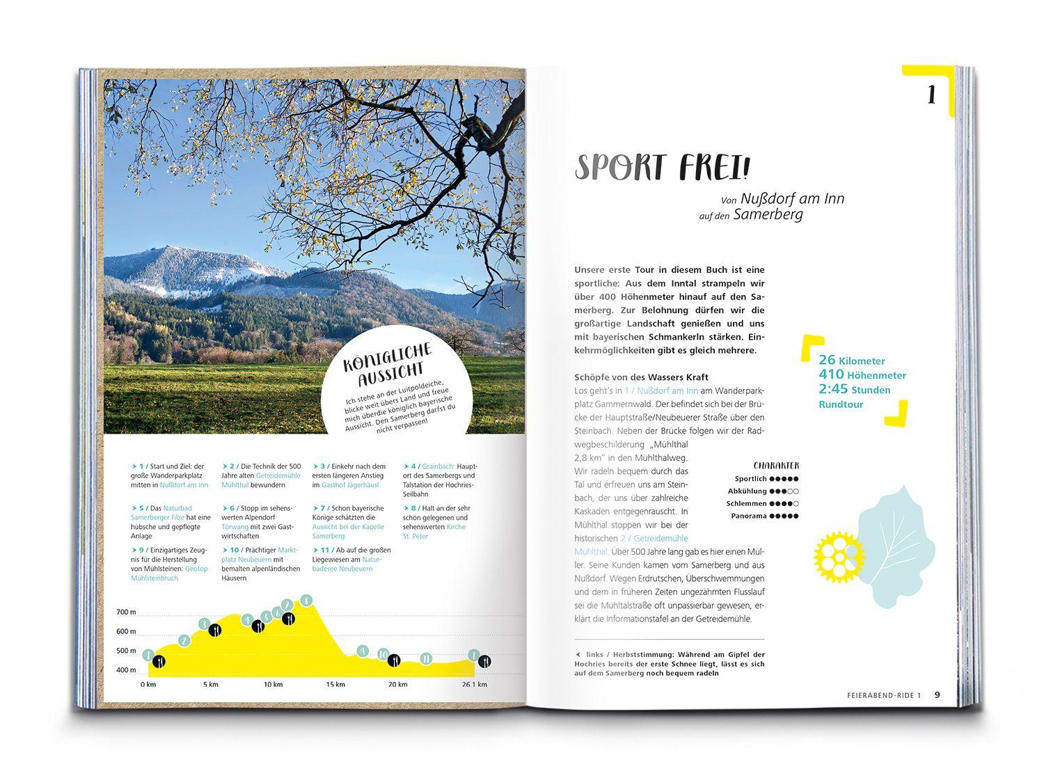 Beispielinhalt (Bild) KOMPASS Radvergnügen Chiemgau & Rupertiwinkel